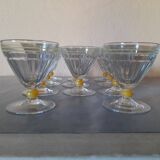 Art Deco wine glasses