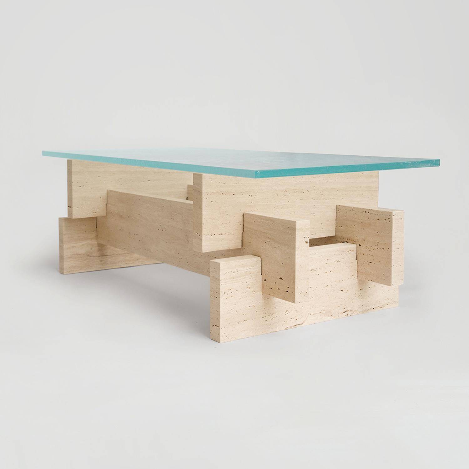 Table basse en verre 'BERLIN'