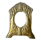 art nouveau antique brass metal picture frame