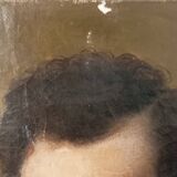 Small old portrait, oil on canvas