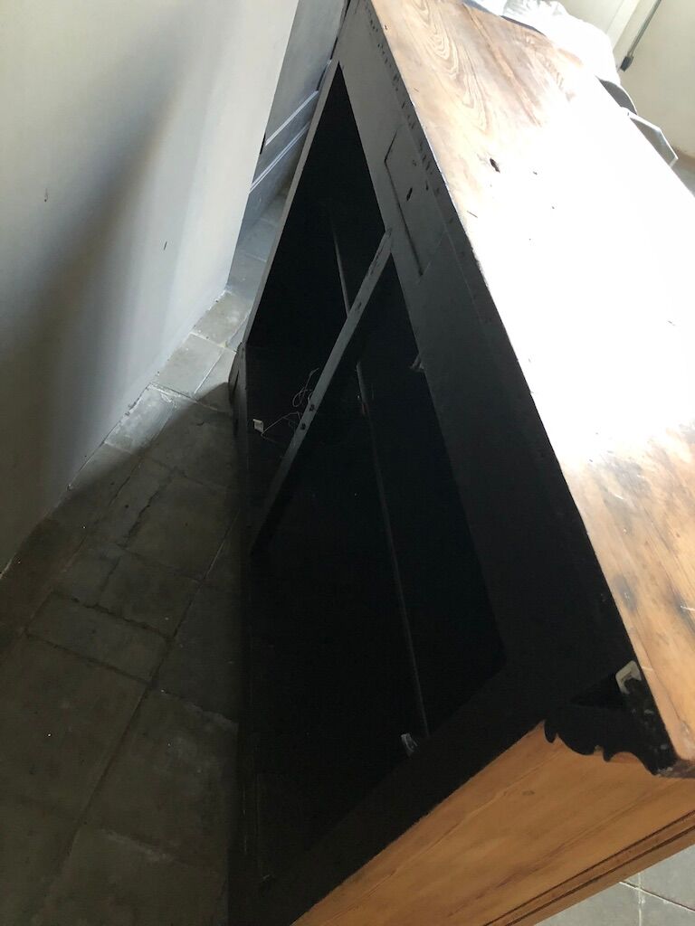 Former trading post in natural oak