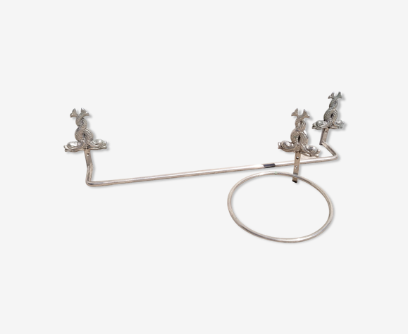 Set portes serviettes mural ancien simple
