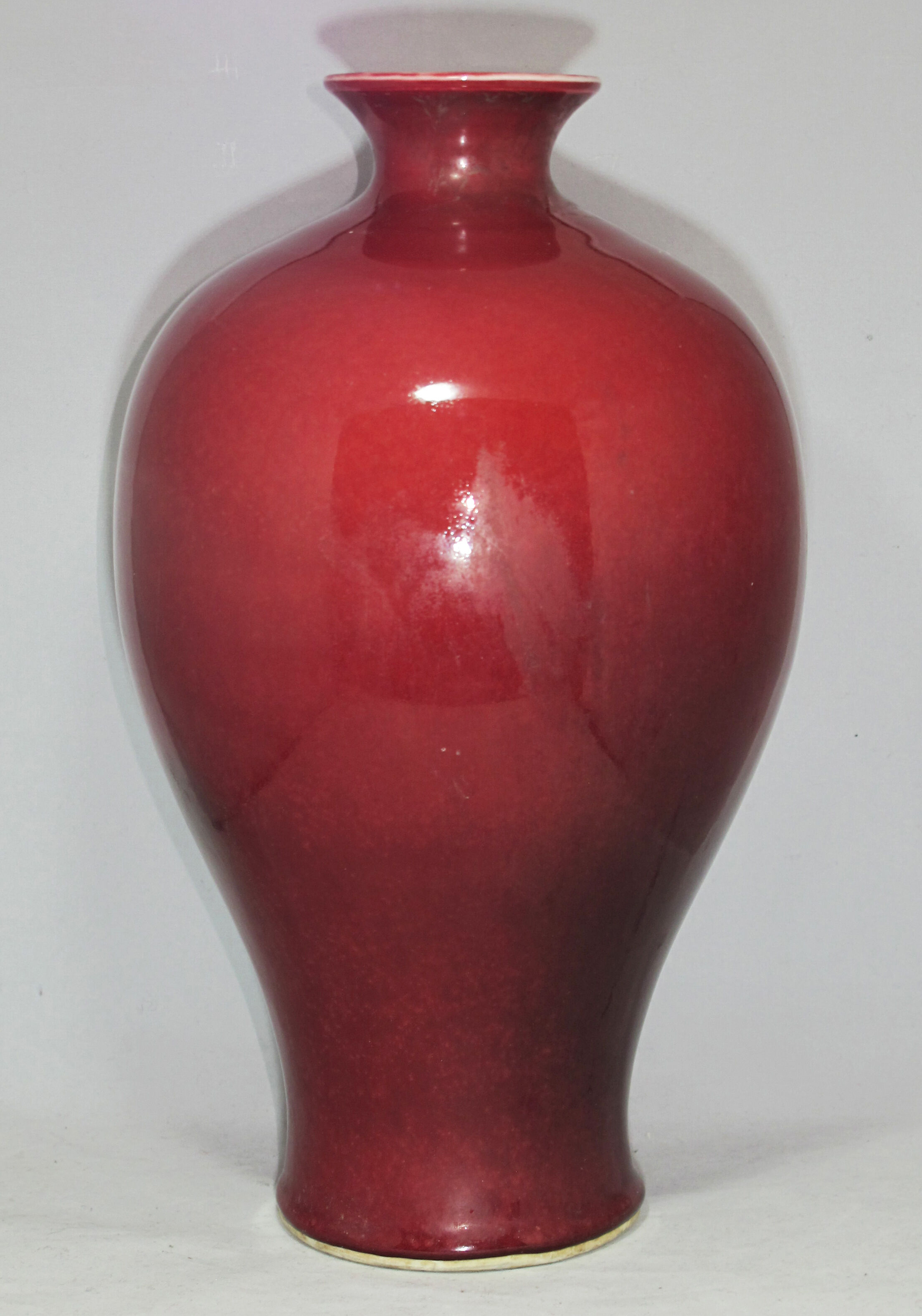 Large Chinese oxblood red vase China