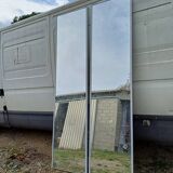 2 portes miroirs