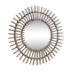 Miroir rotin soleil vintage