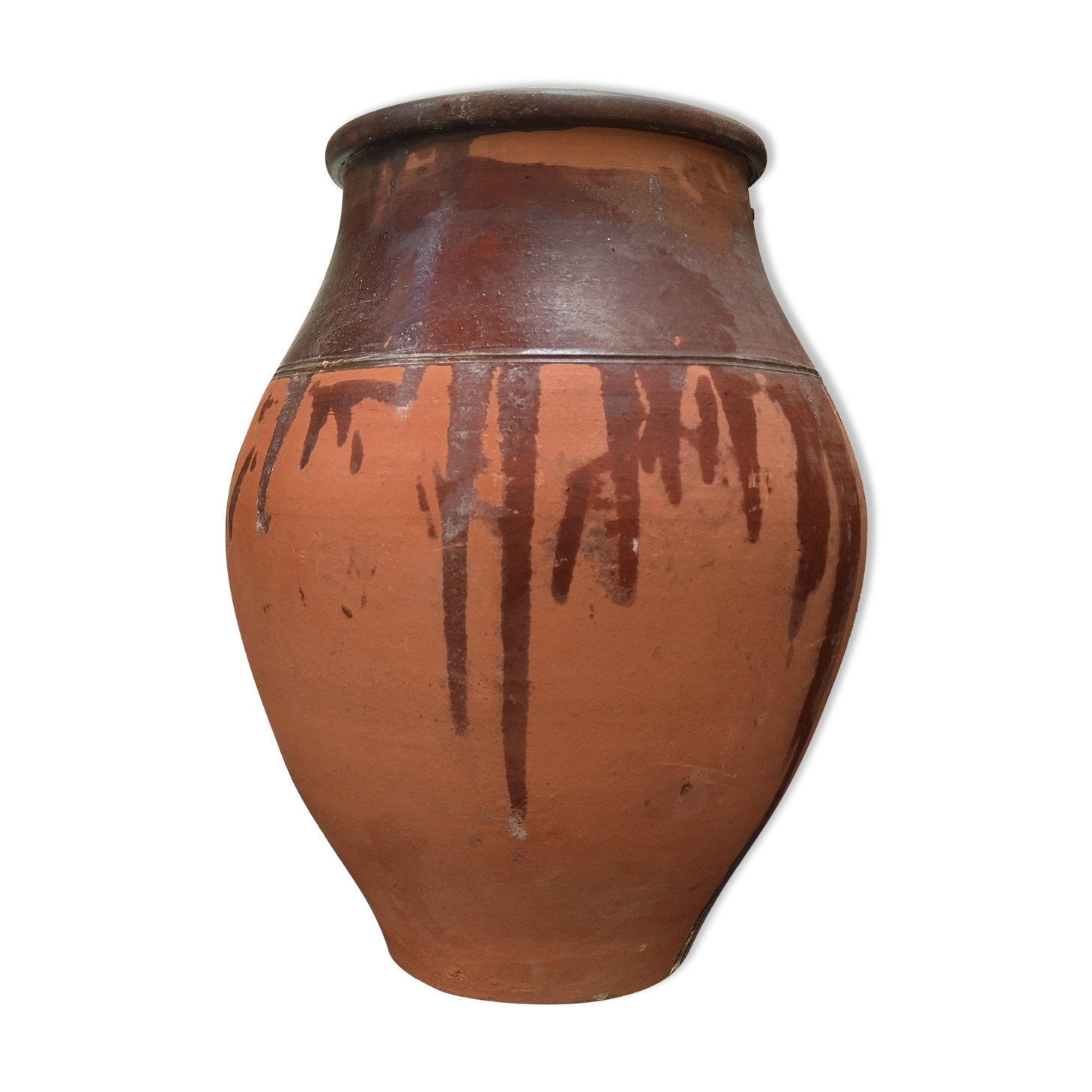 Vintage terracotta jar