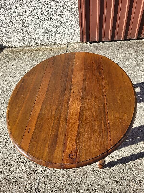 Table louis philippe 8 pieds avec 8 allonges