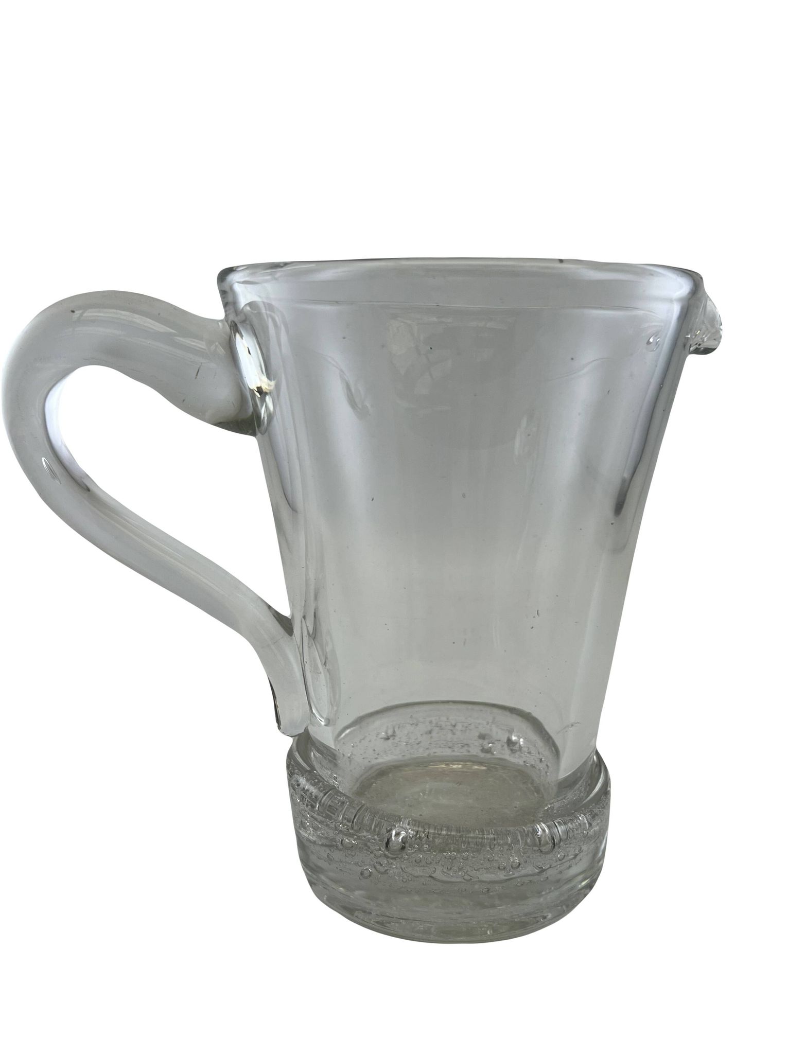 Grand pichet en verre stylisé