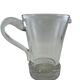 Large stylized glass pitcher