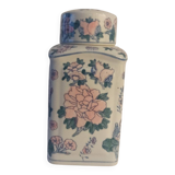 Asian-patterned porcelain candy box
