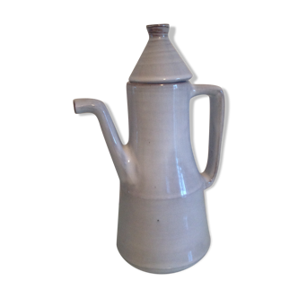 Coffee pot ceramic grey vintage 70s