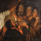 19th century Flemish painting, Salome with the Head of St. John the Baptist