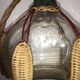 CASTAGNON glass carafe covered with wicker with music box