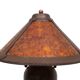 Vintage Dirk van Erp Style Arts & Crafts Copper & Mica Table Lamp 20th Cent