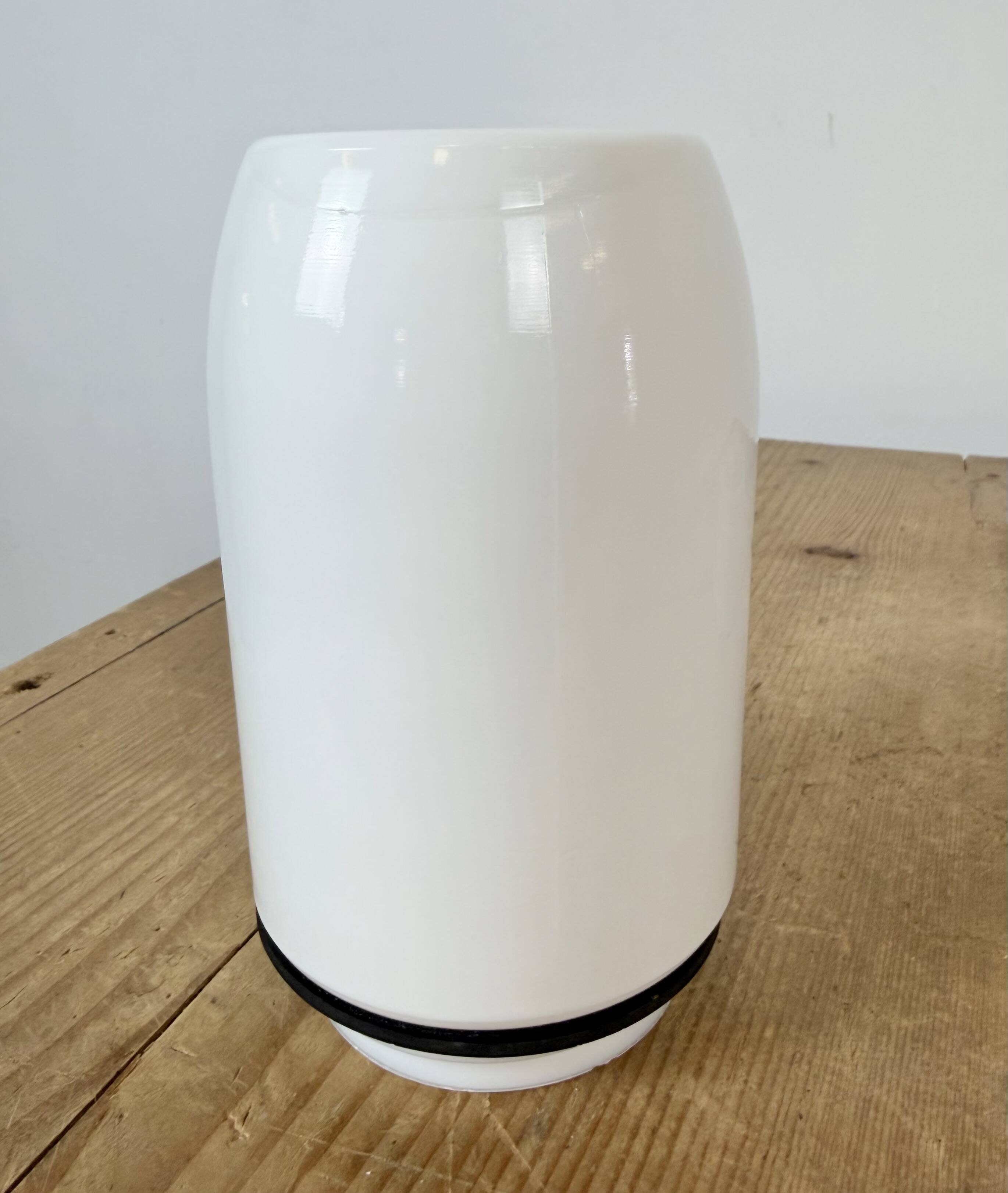 Vintage White Porcelain Ceiling Light, 1970s