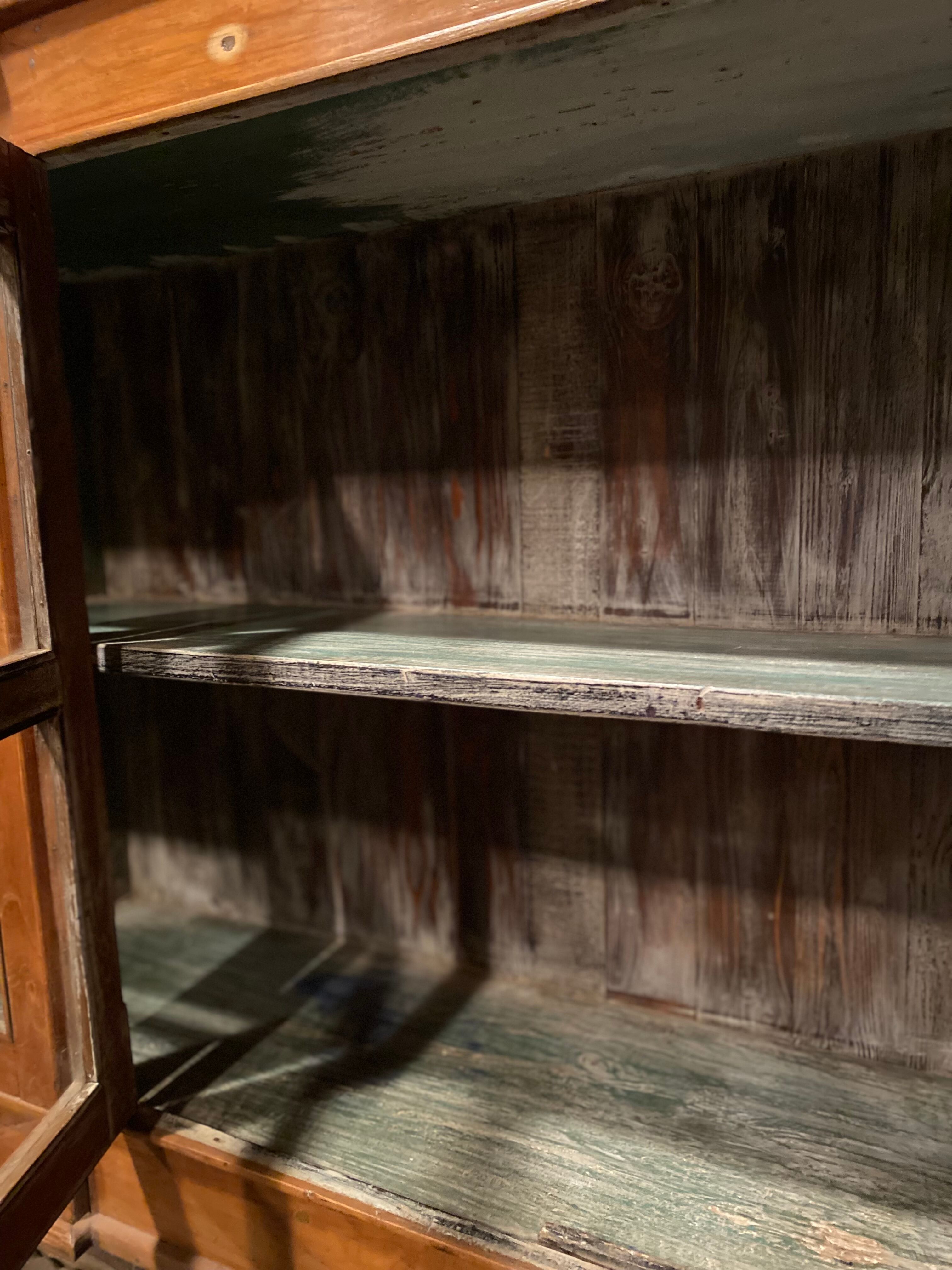 Glazed mango sideboard