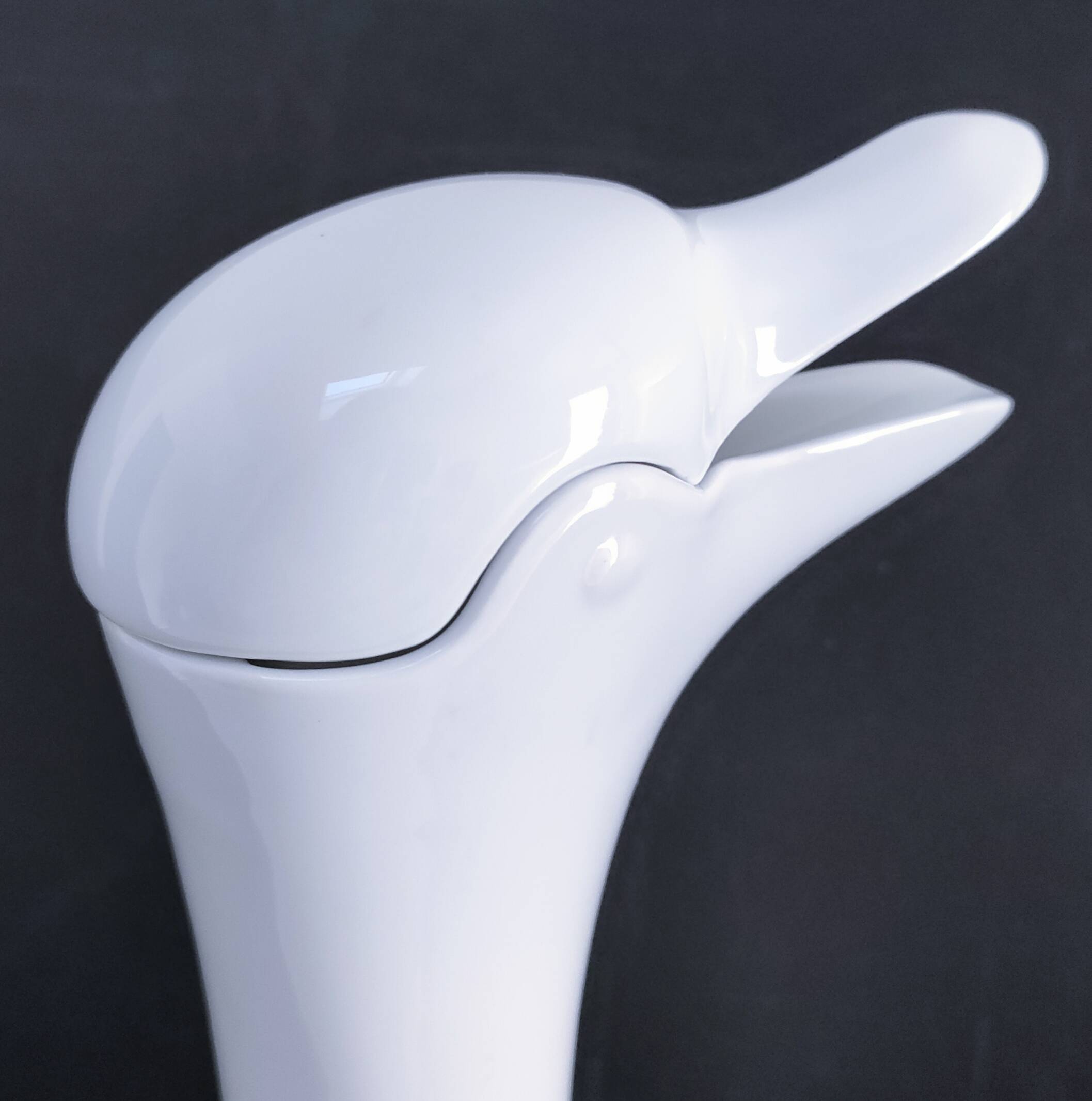 Porcelain bird carafe