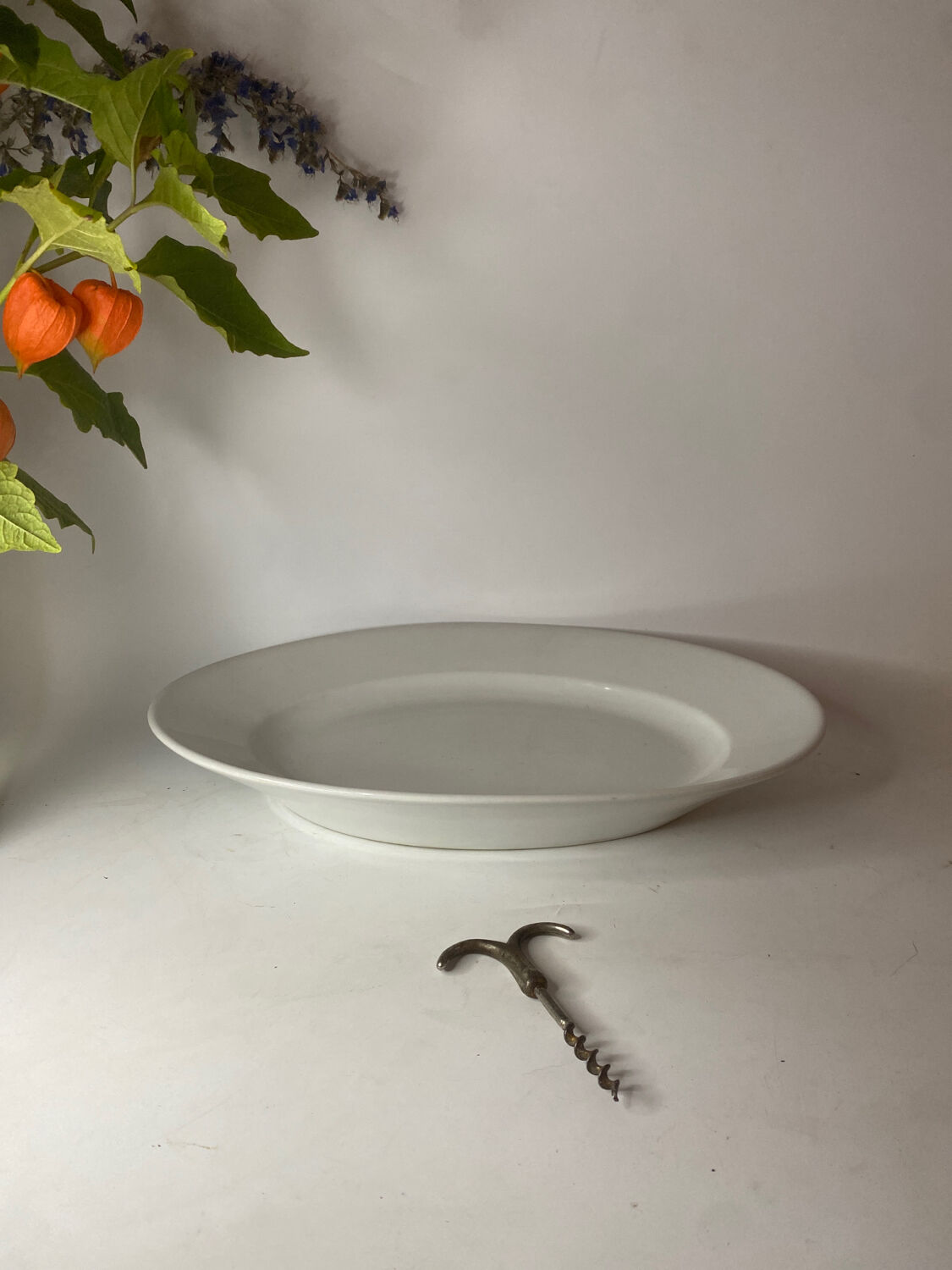 White porcelain dish