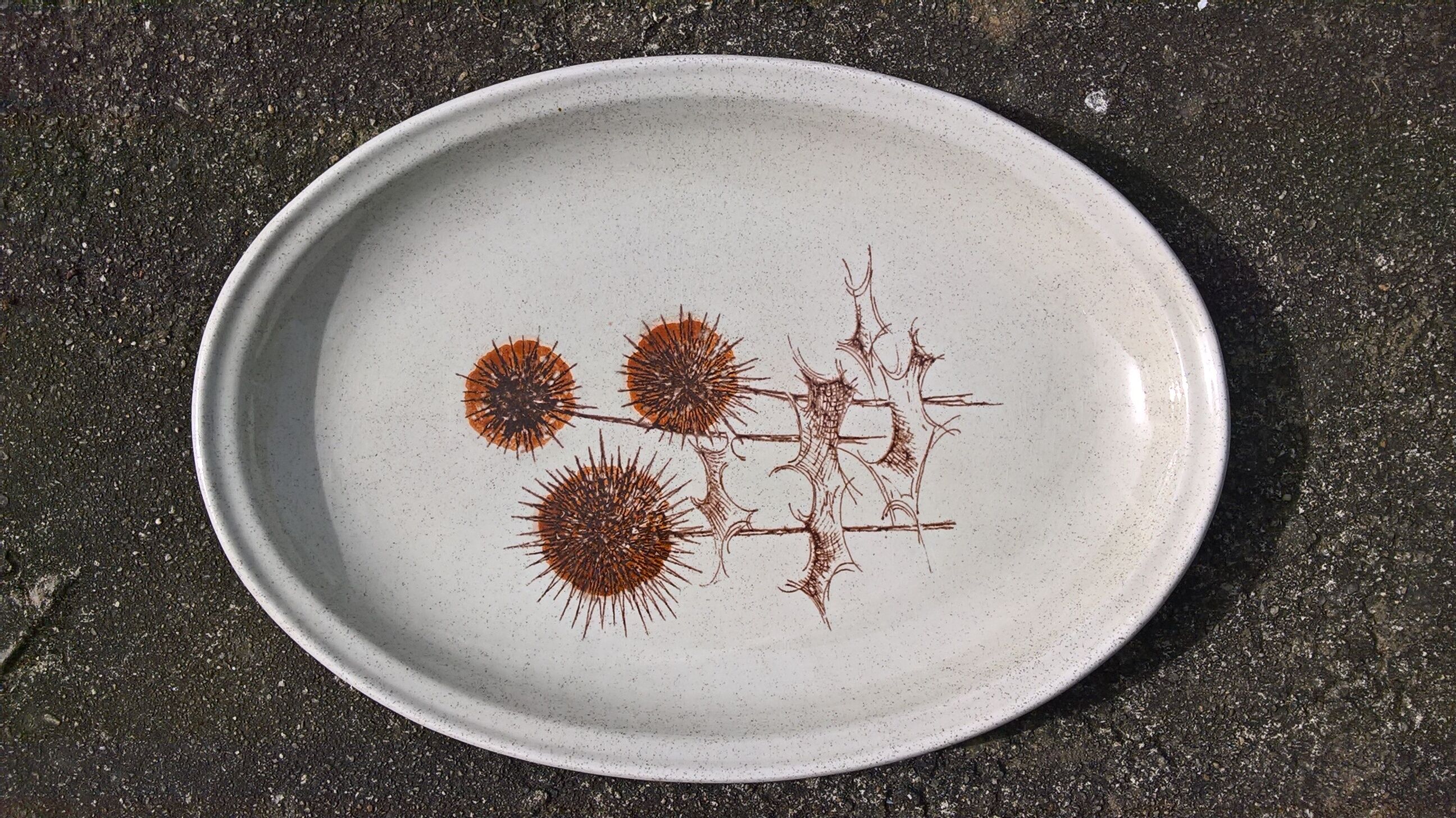 Flat thistles of sarreguemines
