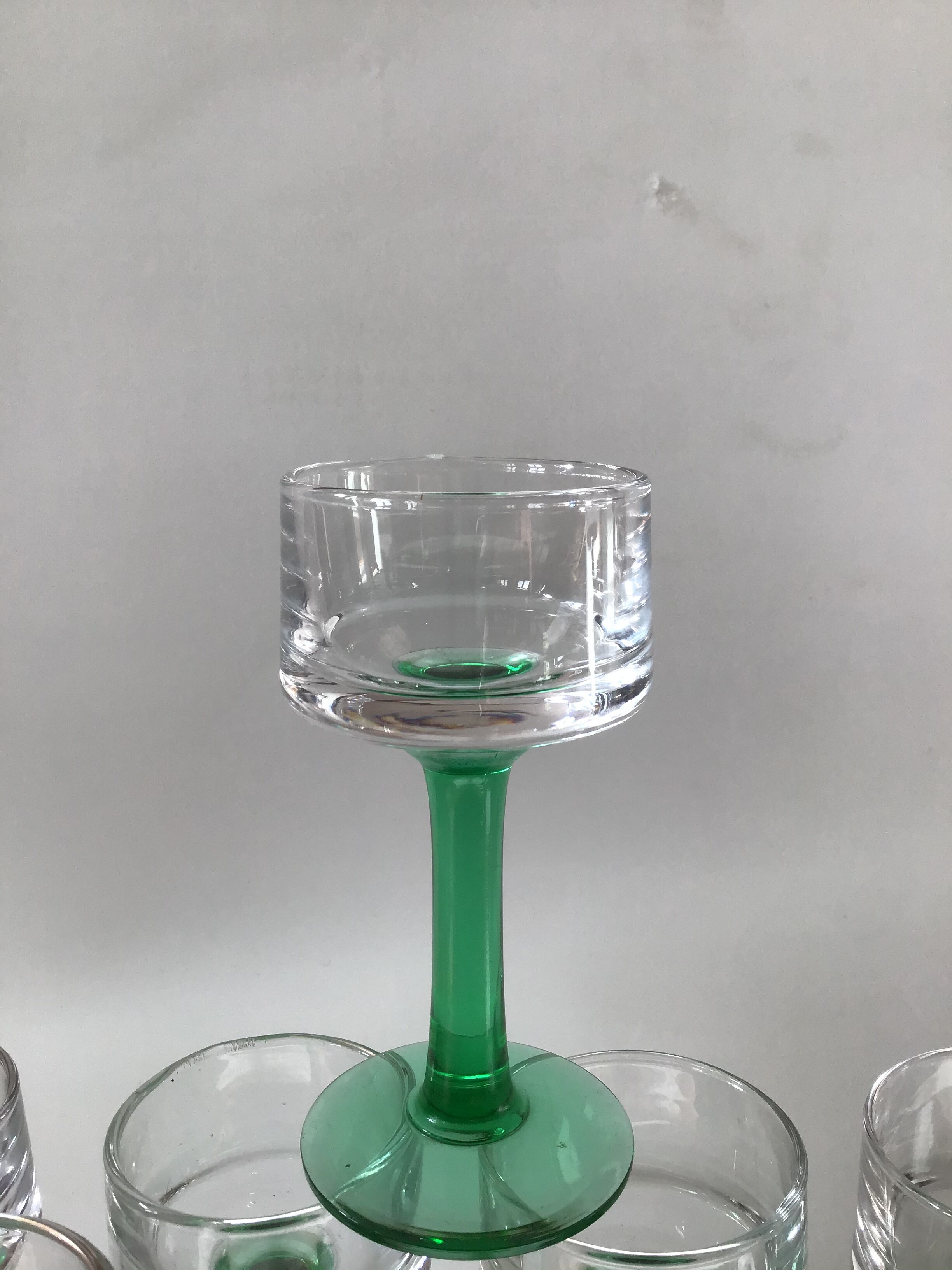 6 verres d’Alsace années 70