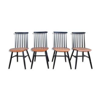 Série de 4 chaises Tapiovaara années 60