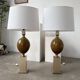 Pair of Philippe Barbier table lamps from the 70s