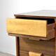 Midcentury Uniflex Walnut And Beech Concave Desk Designed By Gunther