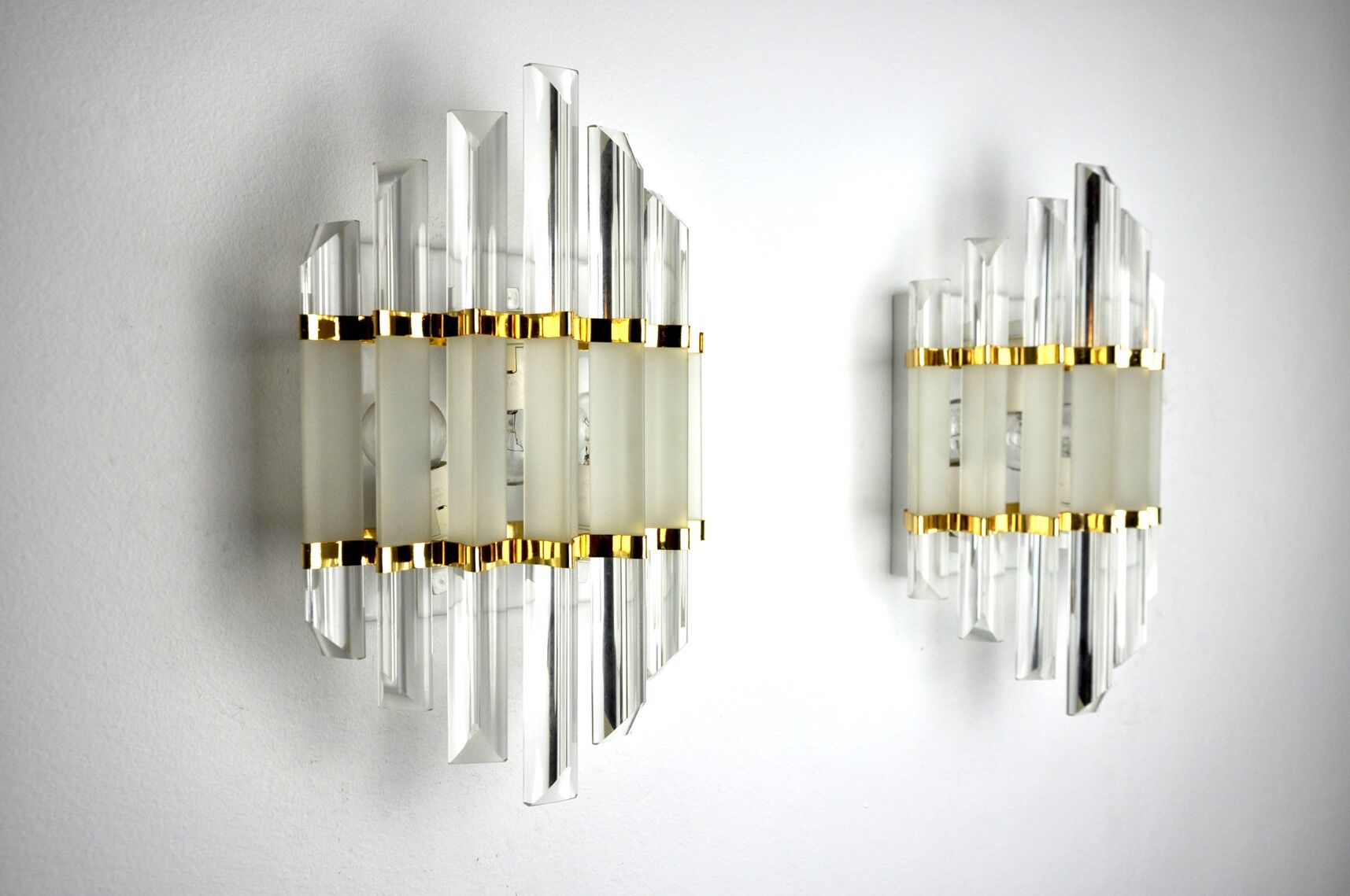 Pair of sconces, Italy, 1970