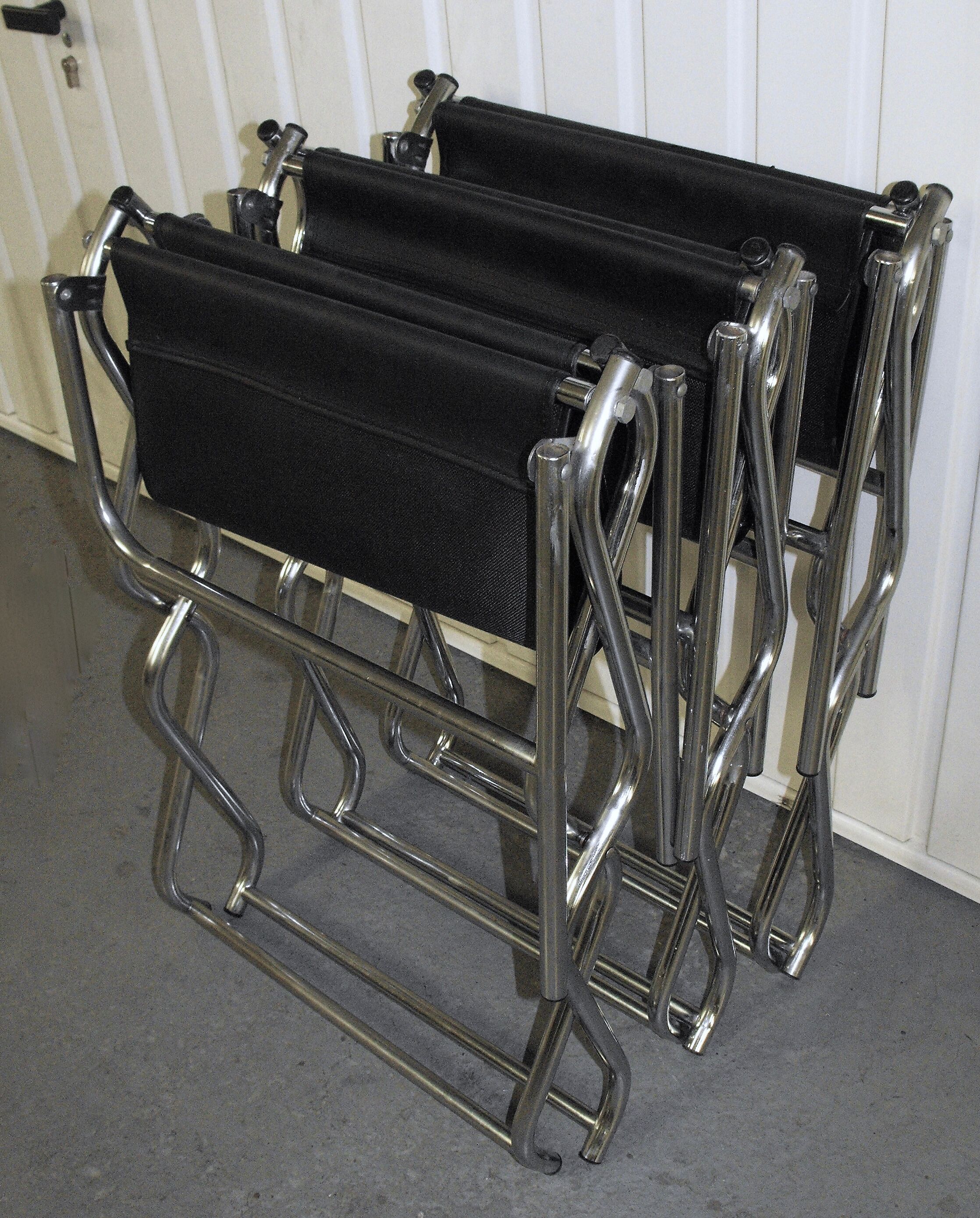 Lot de 3 chaises pliantes vintage