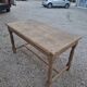 Solid oak farmhouse table fully sandblasted.