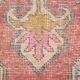4x8 Rug For Guest Room Red & Pink Vintage Rug, 124x230Cm SK 3780