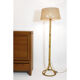 Rattan floor lamp from the 60s by Louis Sognot