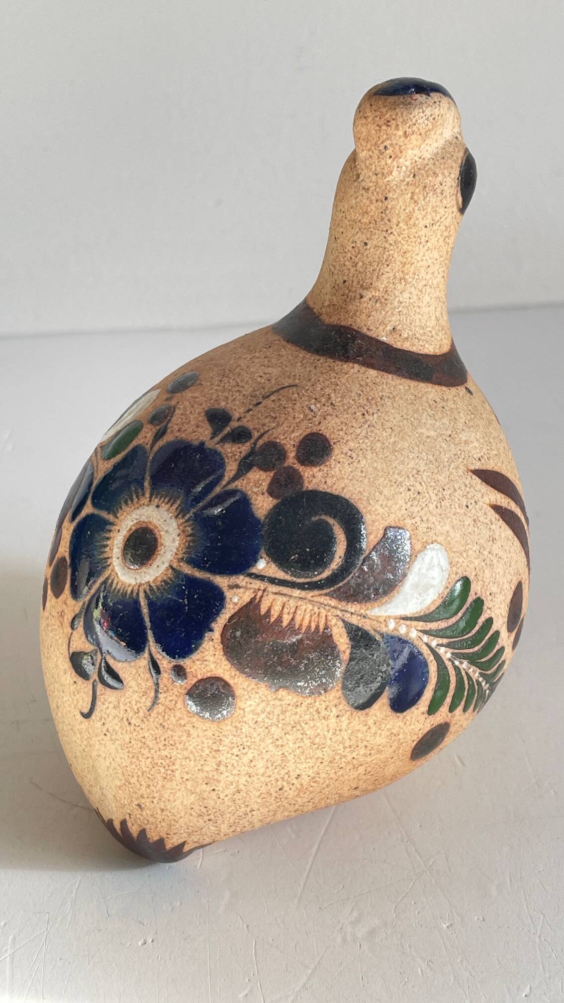 Bird handmade stoneware mexico vintage