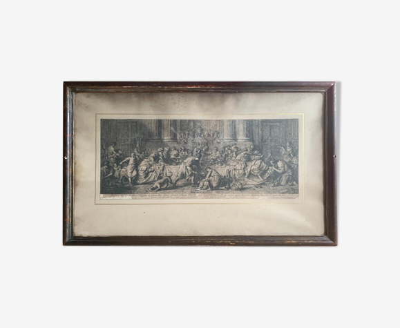 Pierre Subleyras, Meal at Simon the Pharisee, engraving, eighteenth century