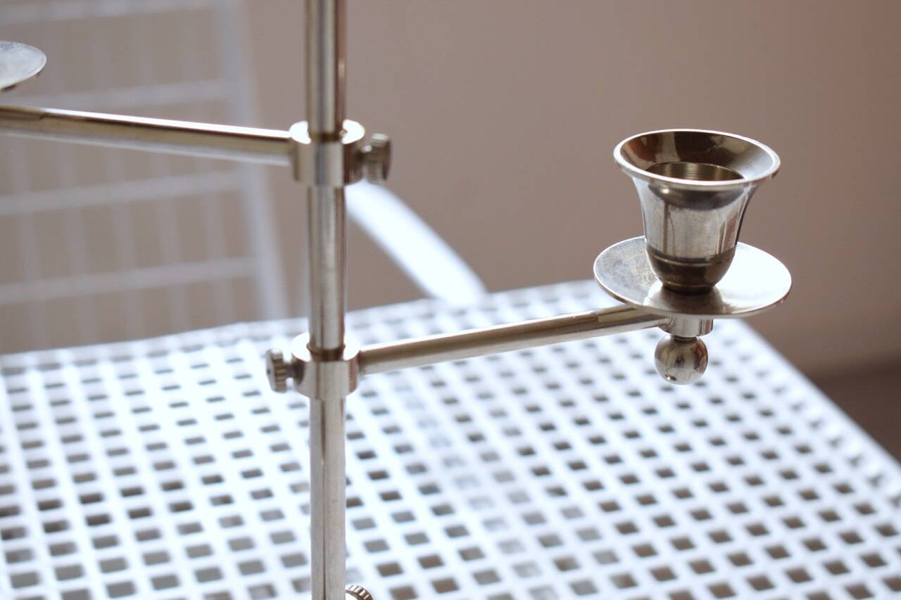 Vintage metal candlestick/candle holder