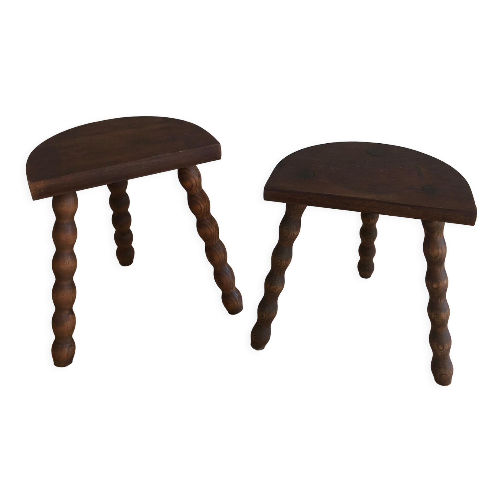 Tabourets vintage tripode