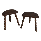 Tabourets vintage tripode