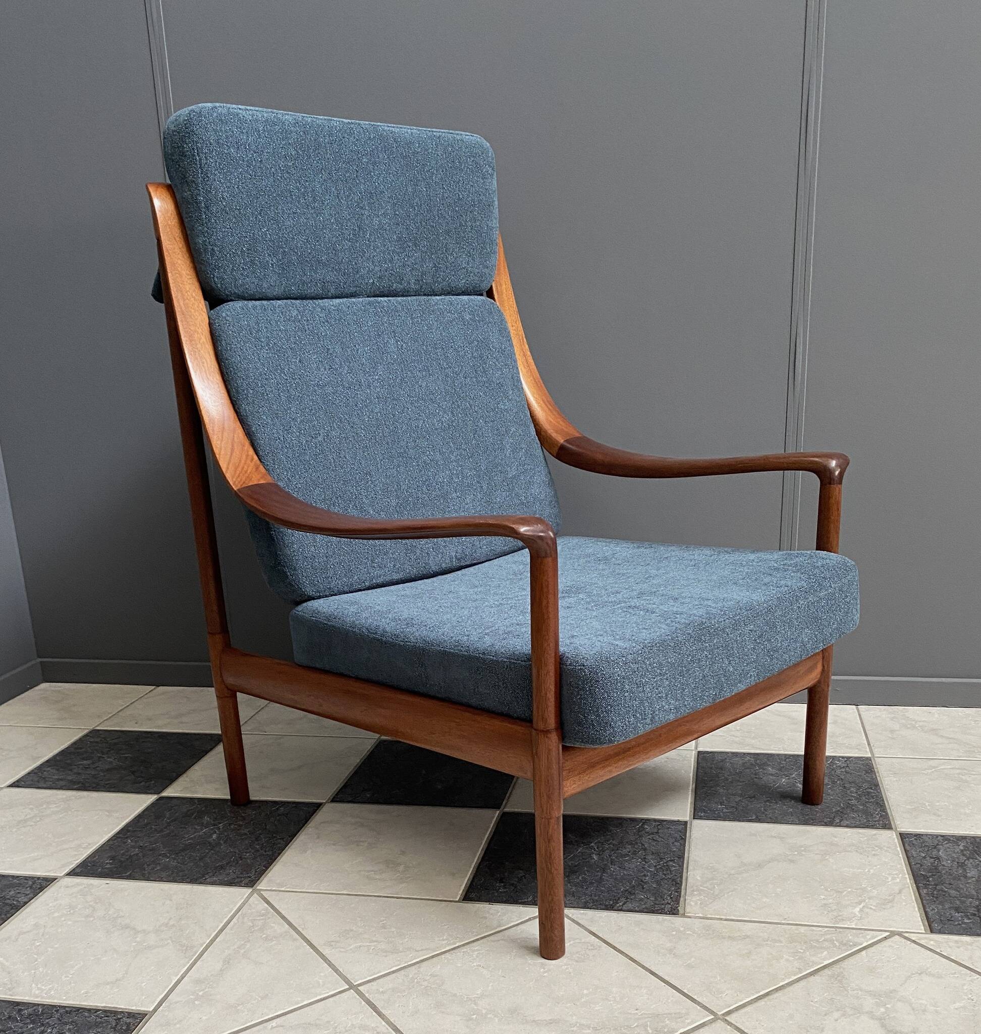 Highback easy chair by Wilhelm Knoll 1960s