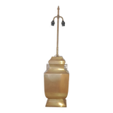 Lampe urne en laiton