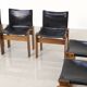 Set of 6 "Monk" Chairs by Afra & Tobia Scarpa for Molteni 70's