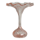 blown glass vase in old rose