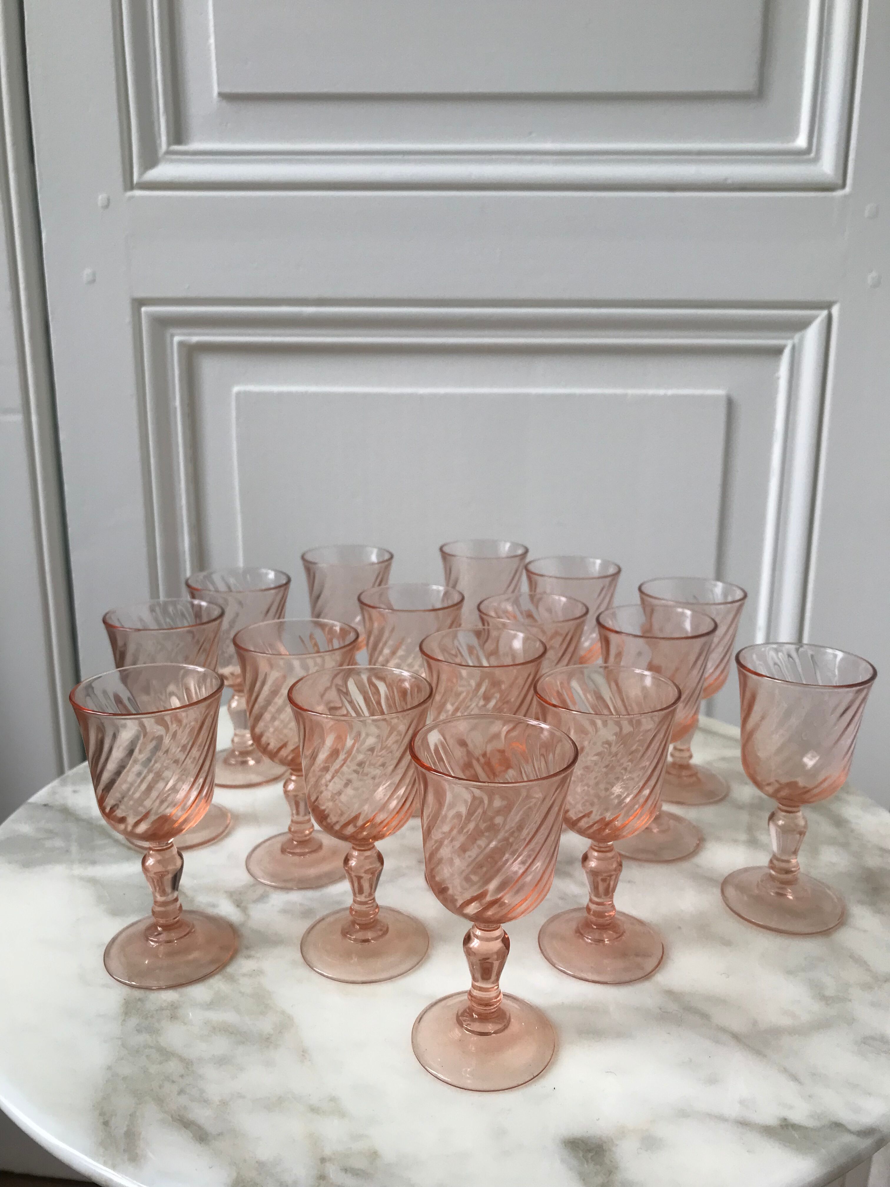 Set of 16 glasses aperitif Rosaline