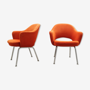Pair of armchairs "conference" Eero Saarinen for Knoll years 60
