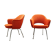 Pair of armchairs "conference" Eero Saarinen for Knoll years 60