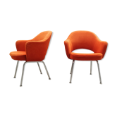 Pair of armchairs "conference" Eero Saarinen for Knoll years 60