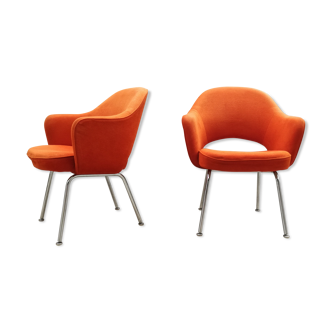 Pair of armchairs "conference" Eero Saarinen for Knoll years 60