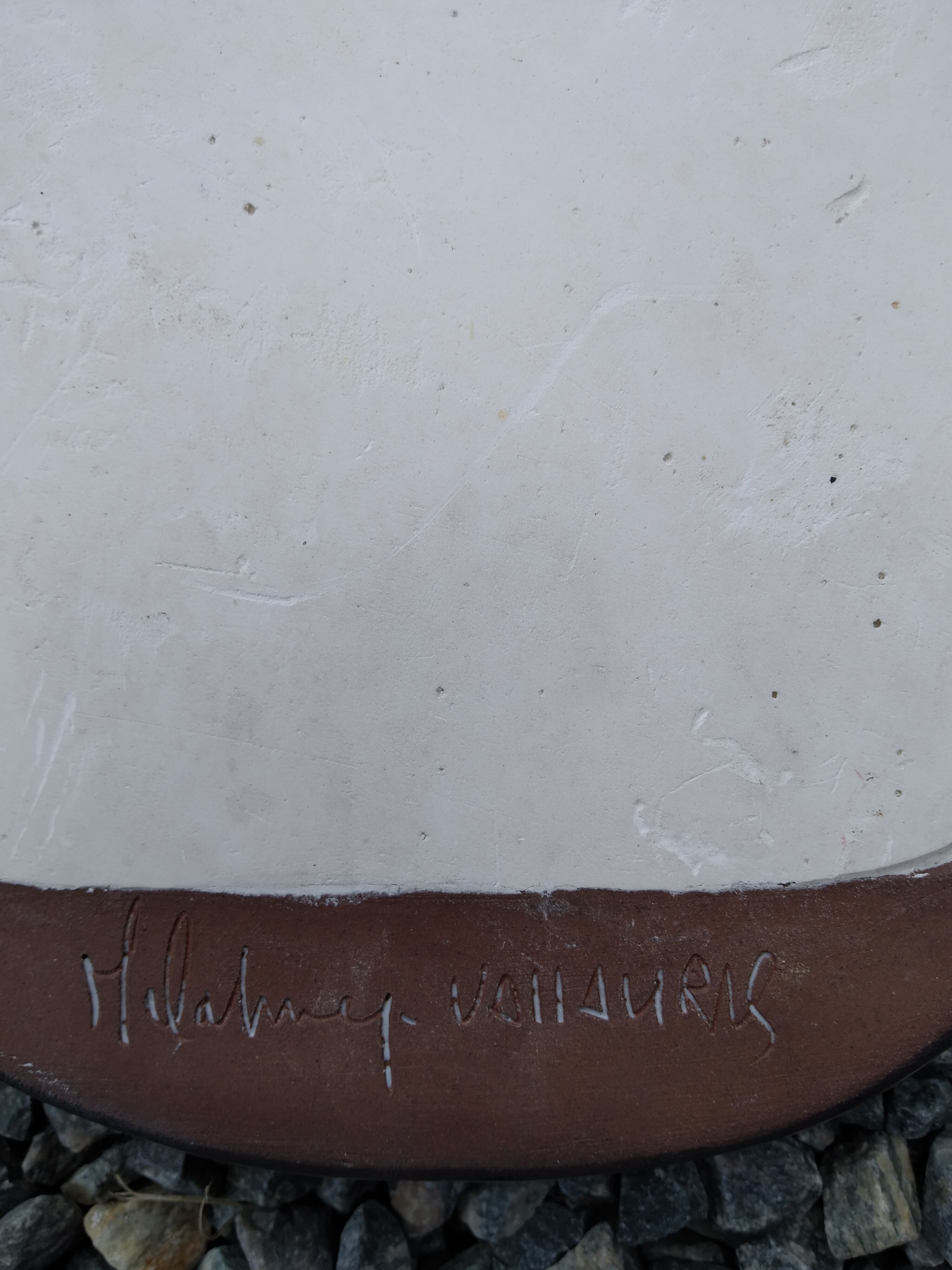 Mirror Jean Claude Malarmey ceramic Vallauris