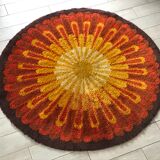 Round carpet desso vintage Annees 70