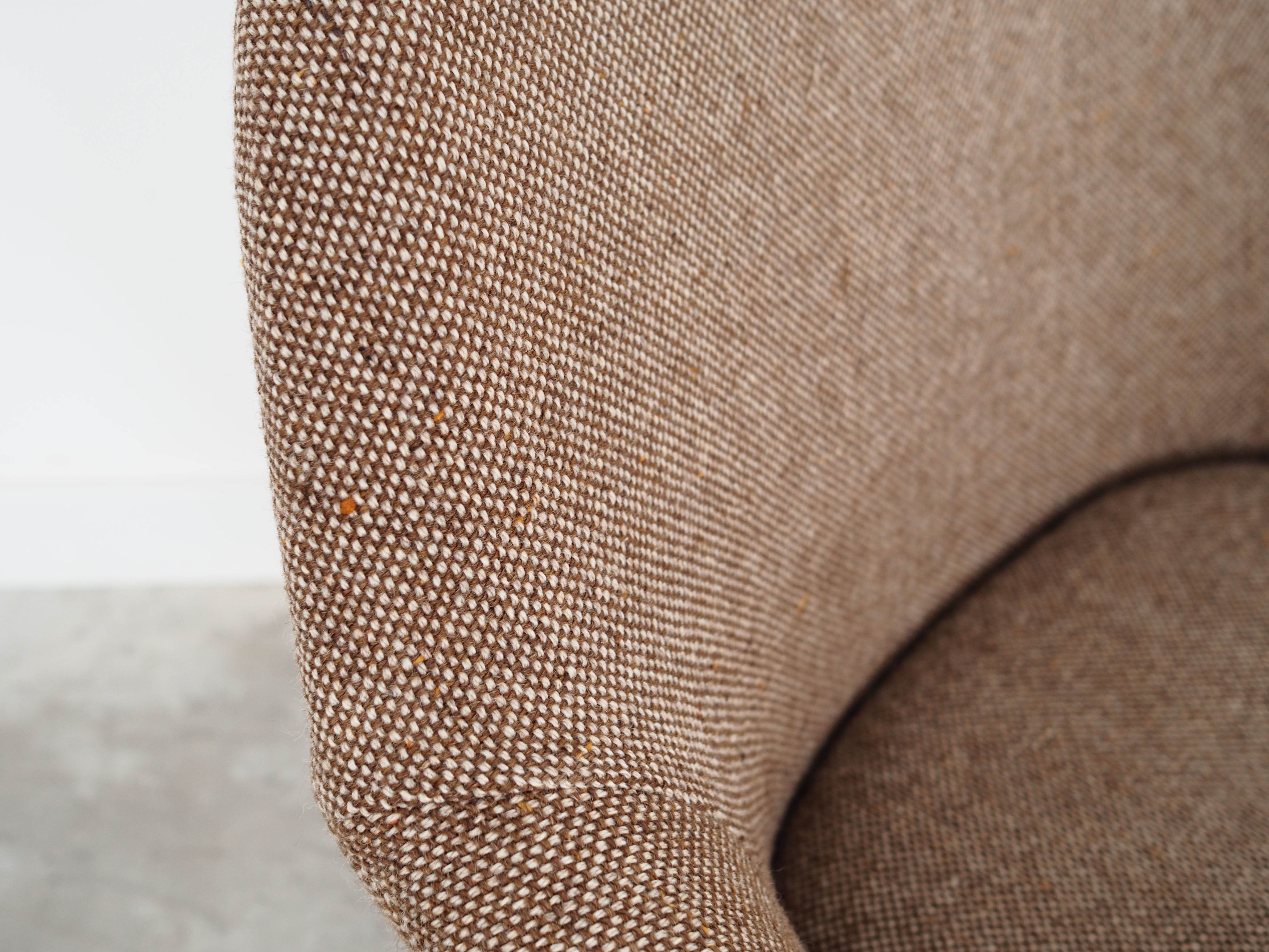 Fauteuil pivotant, design danois, années 1970, production: Danemark