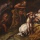 17th-century religious painting, Abraham sending away Hagar.